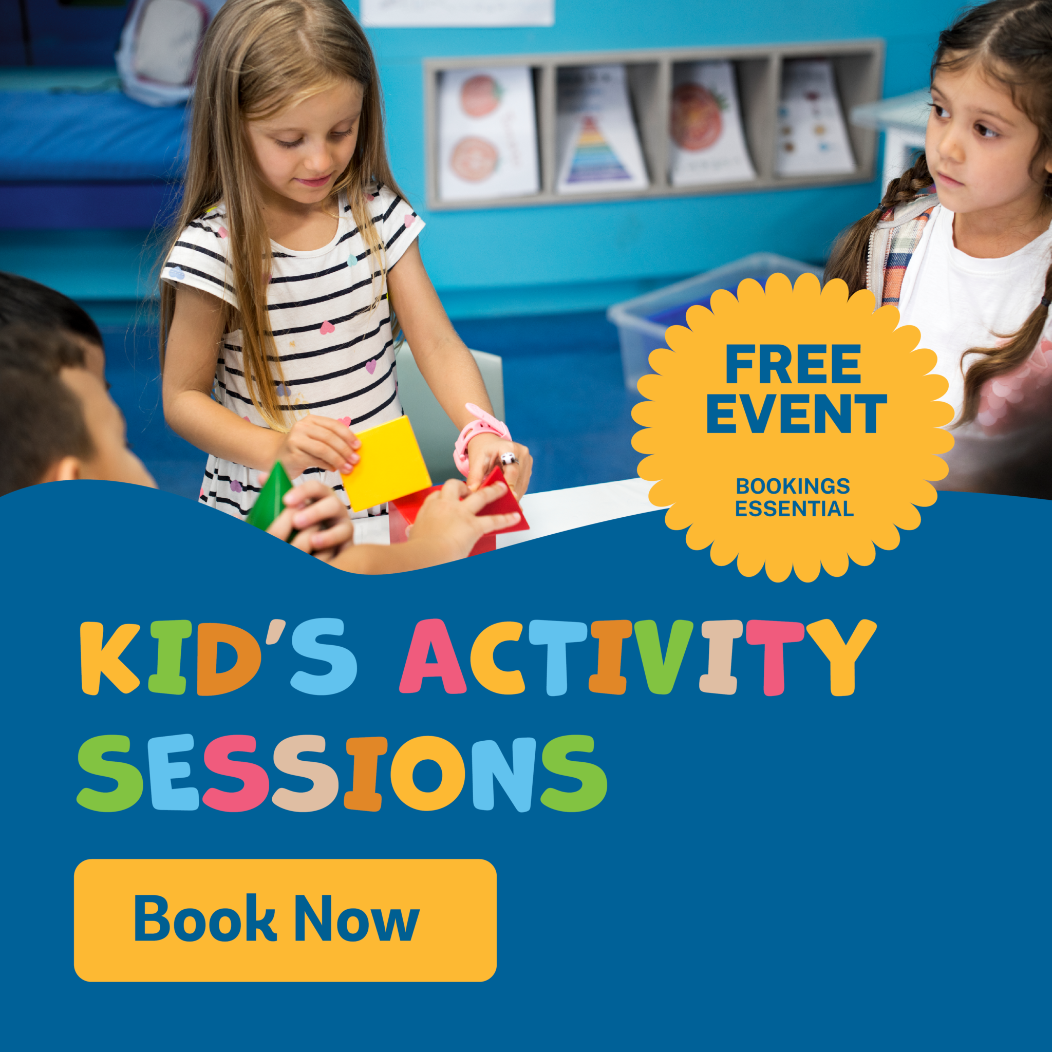 Kids Activity Website Pop Up